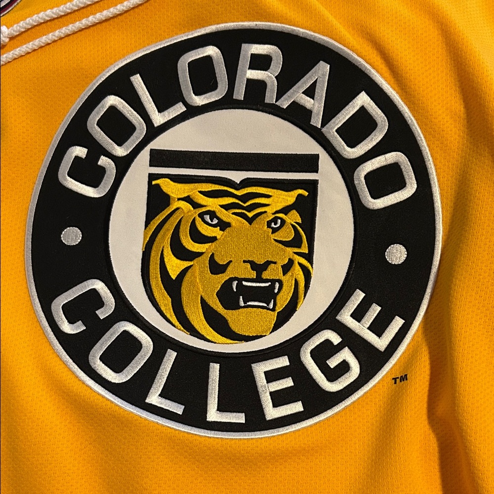 Colorado College Yellow Jersey